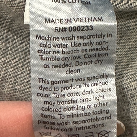 Fear Of God Essentials Denim Trucker Jean Jacket Light Indigo Blue Large Rare - Picture 15 of 16